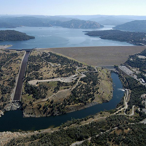 Oroville Dam in Butte County, Northern California