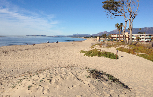 Carpinteria Beach in Santa Barbara County