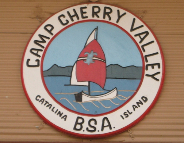Cherry Valley Boy Scout Camp Sign on Catalina Island
