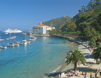 Descanso Beach in the Town of Avalon, Catalina Island