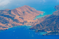 Aerial Photo of the Catalina Isthmus