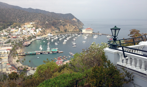 View from the Mt. Ada Inn on Catalina Island