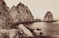 Catalina's Sugar Loaf Rock Formation in 1902