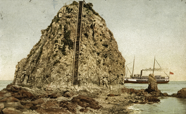 Sugar Loaf With Stairs on Catalina Island